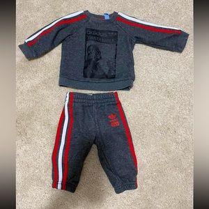 Star Wars Adidas baby 3-6 month track suit